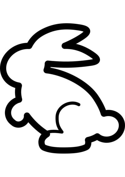 Desenho de Coelho para imprimir