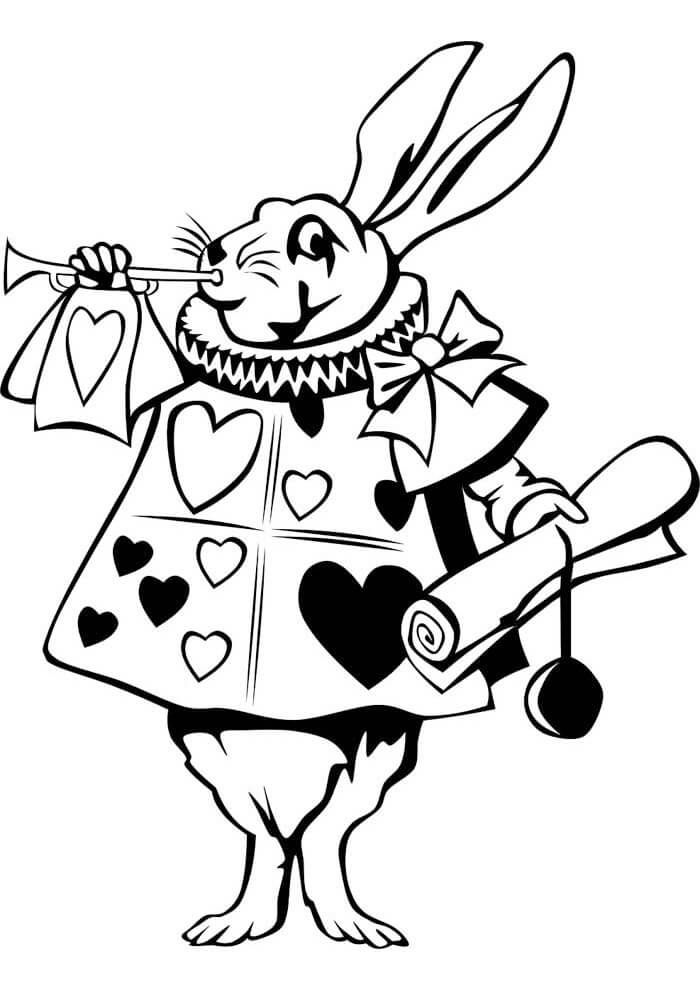 Desenho de Coelho para imprimir