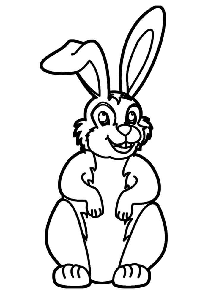 Desenho de Coelho para imprimir