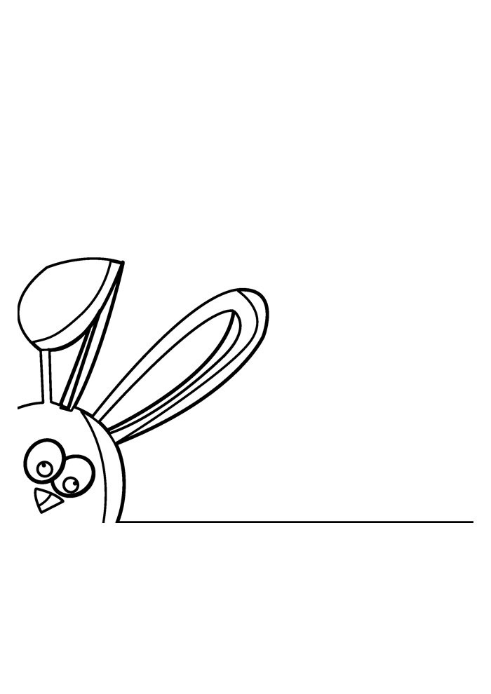 Desenho de Coelho para imprimir