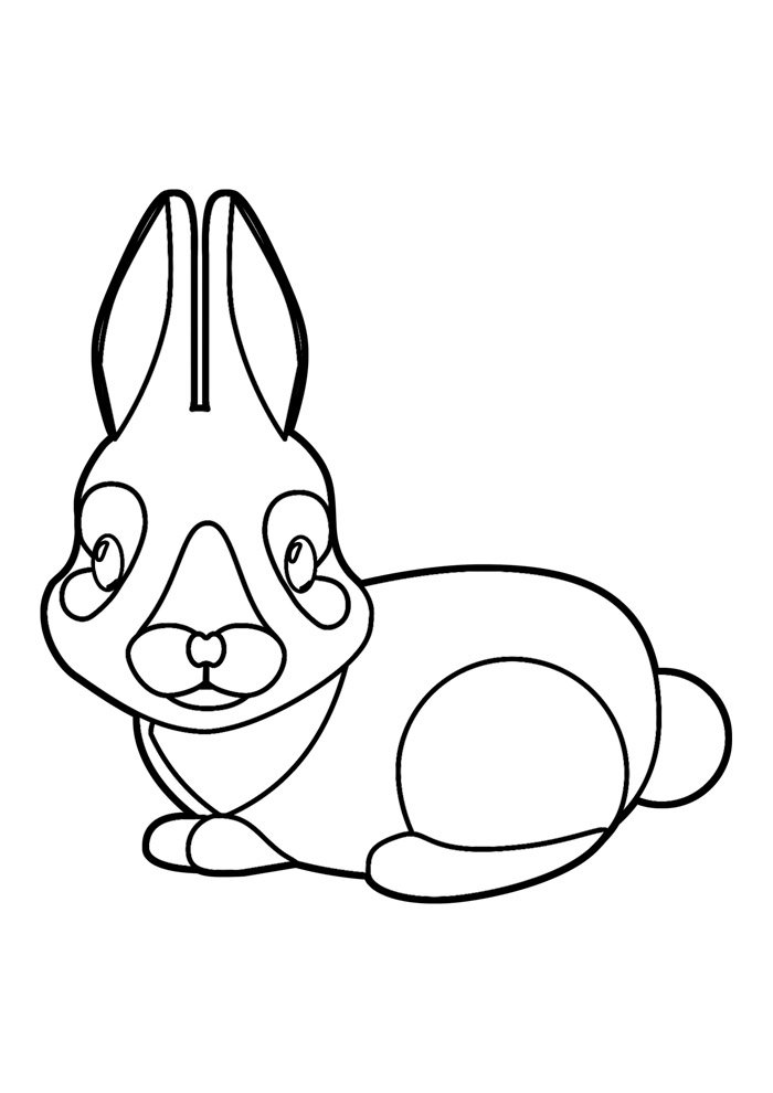 Desenho de Coelho para imprimir