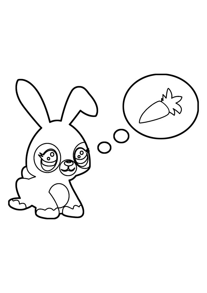 Desenho de Coelho para imprimir