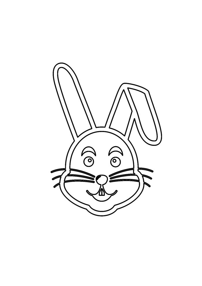 Desenho de Coelho para imprimir