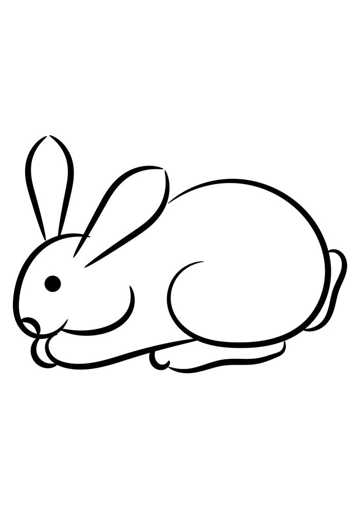 Desenho de Coelho para imprimir