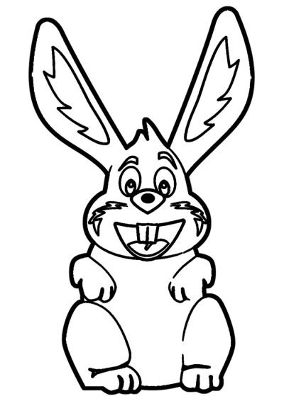 Desenho de Coelho para imprimir