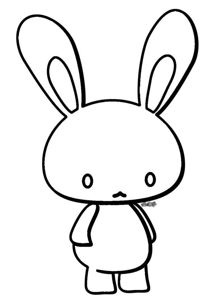 Desenho de Coelho para imprimir