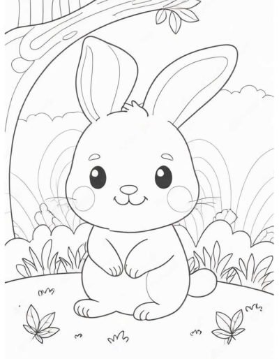 Desenho de Coelho para imprimir