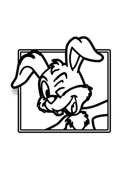 Desenho de Coelho para imprimir