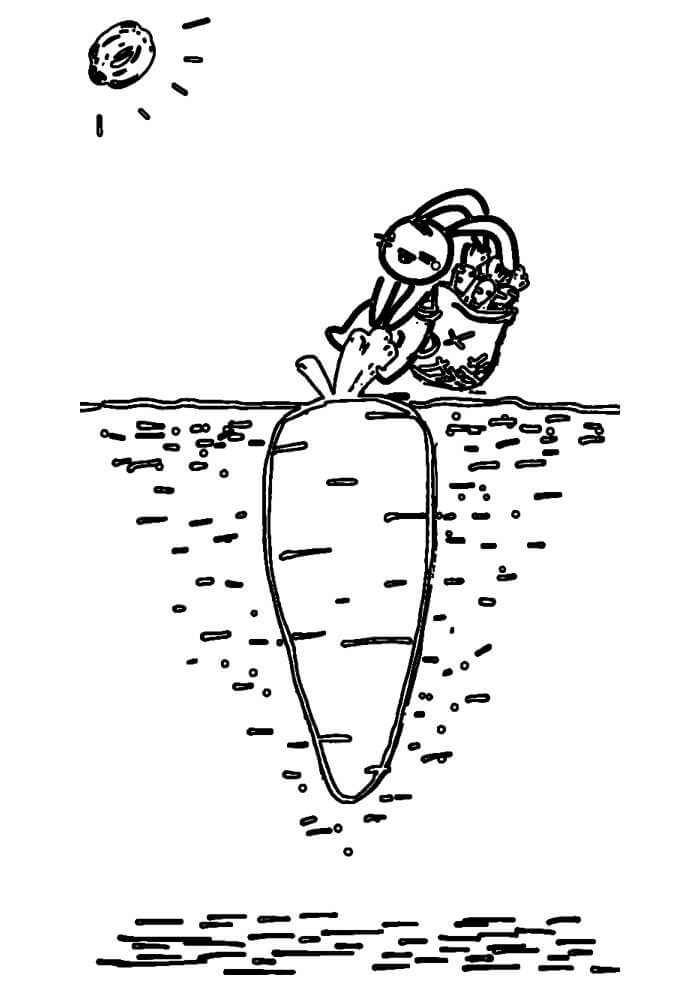 Desenho de Coelho para imprimir