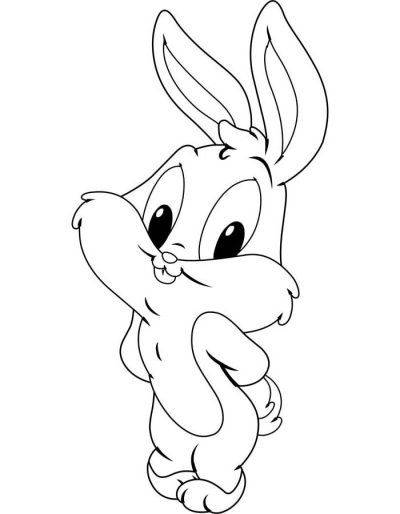 Desenho de Coelho para imprimir