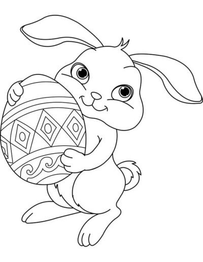 Desenho de Coelho para imprimir