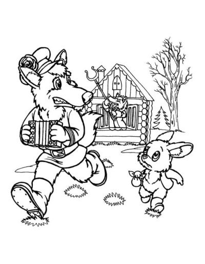Desenho de Coelho para imprimir