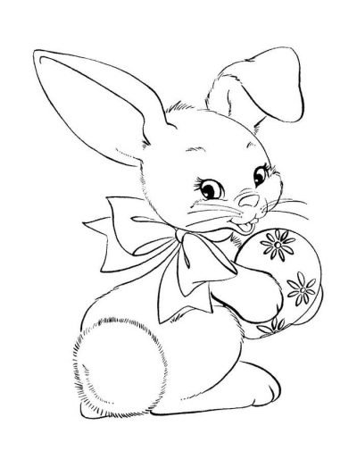 Desenho de Coelho para imprimir