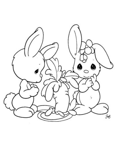 Desenho de Coelho para imprimir