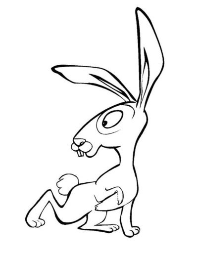 Desenho de Coelho para imprimir