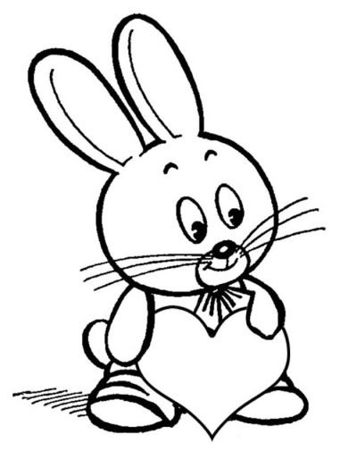 Desenho de Coelho para imprimir