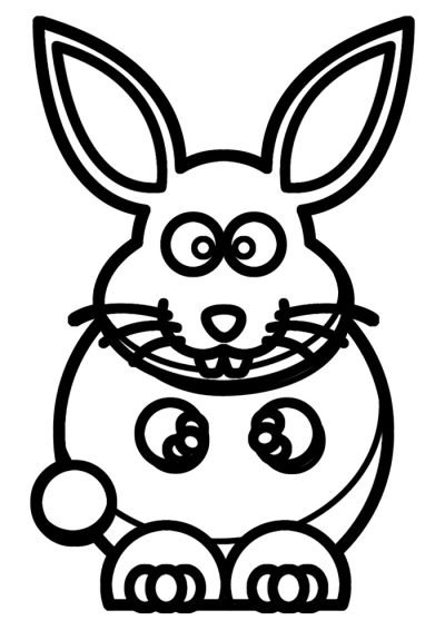 Desenho de Coelho para imprimir