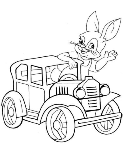 Desenho de Coelho para imprimir