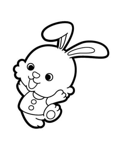 Desenho de Coelho para imprimir