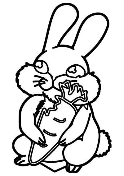 Desenho de Coelho para imprimir