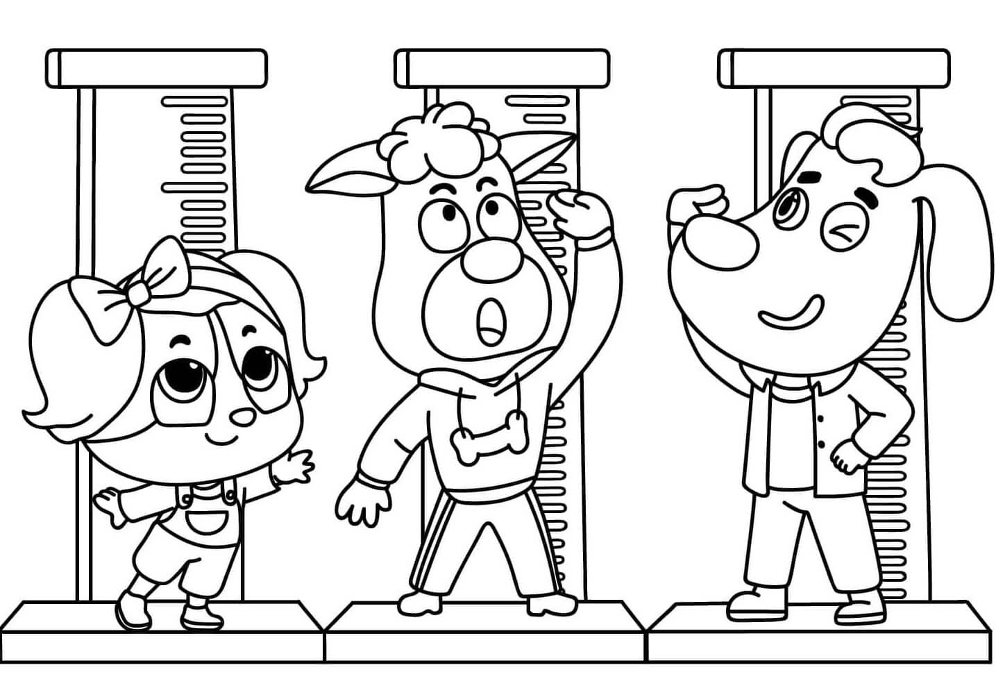 Desenho de Detetive Labrador para imprimir