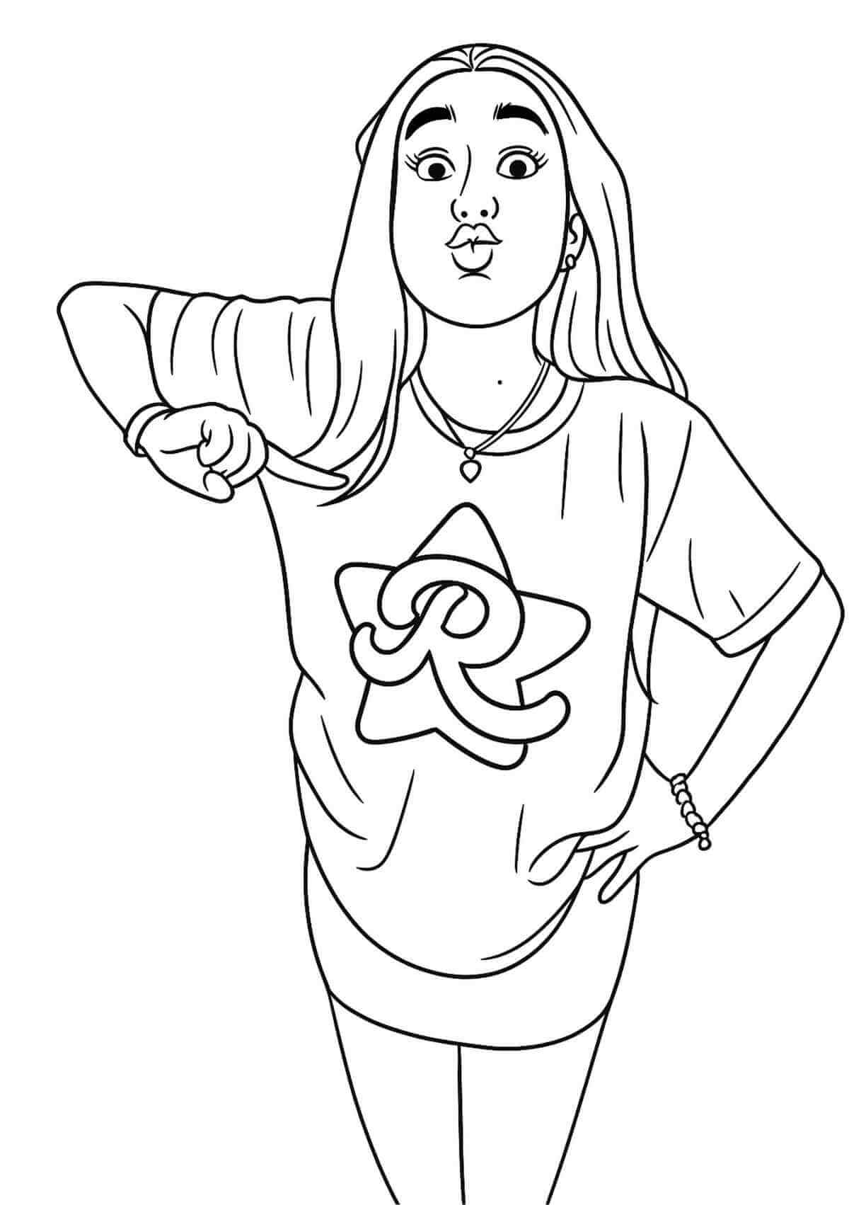 Desenho de Emilly Vick para imprimir