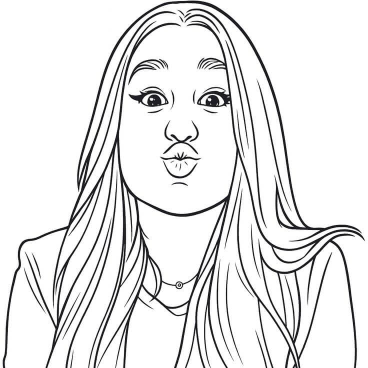 Desenho de Emilly Vick para imprimir