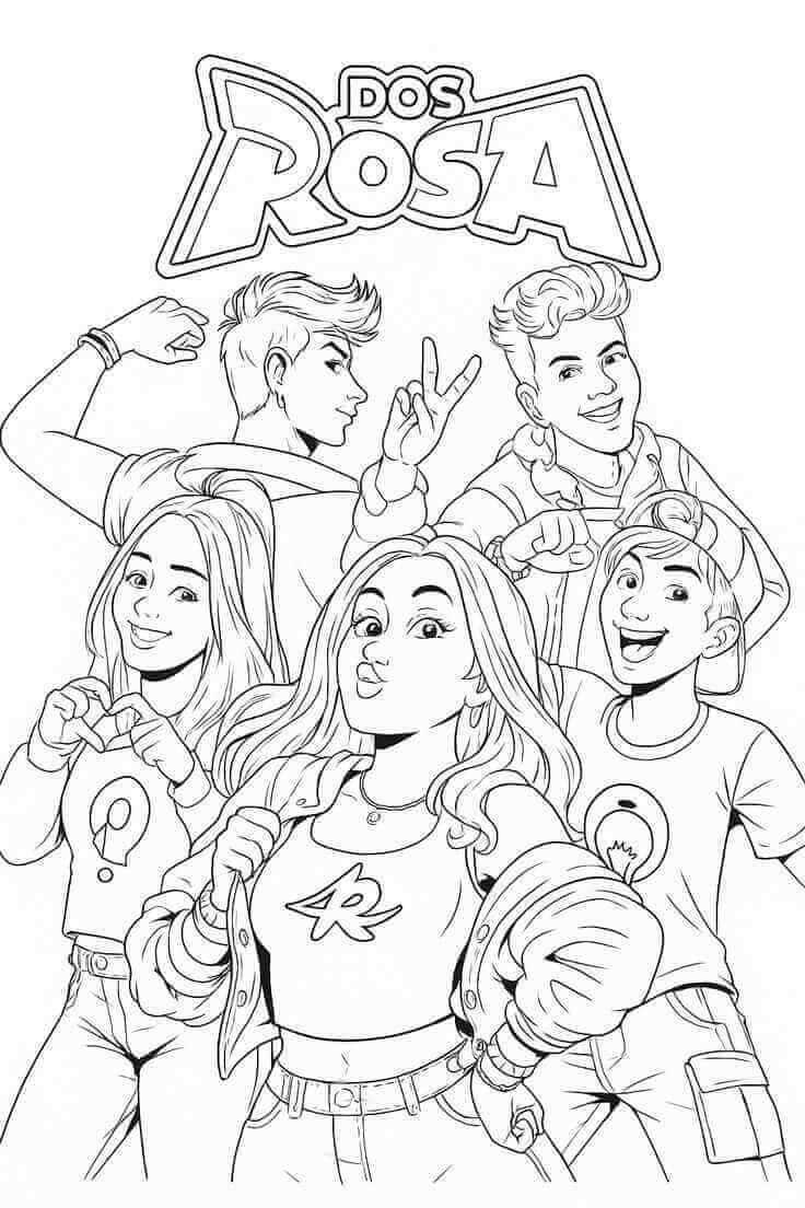 Desenho de Emilly Vick para imprimir