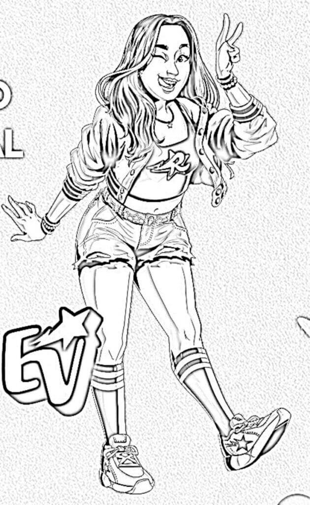 Desenho de Emilly Vick para imprimir