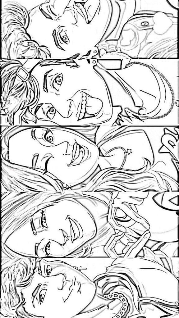 Desenho de Emilly Vick para imprimir