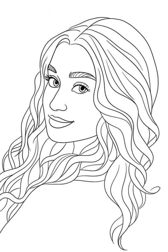 Desenho de Emilly Vick para imprimir