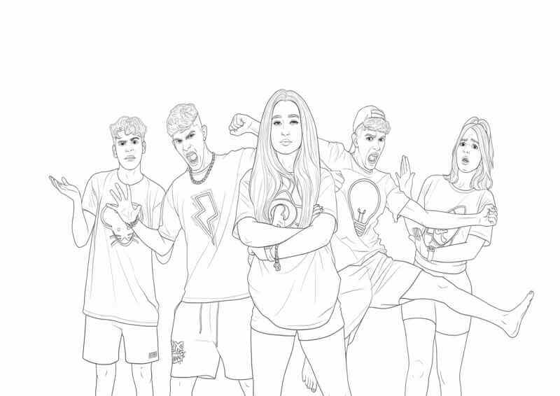 Desenho de Emilly Vick para imprimir