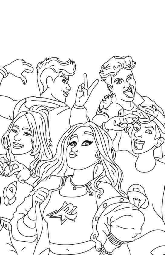 Desenho de Emilly Vick para imprimir