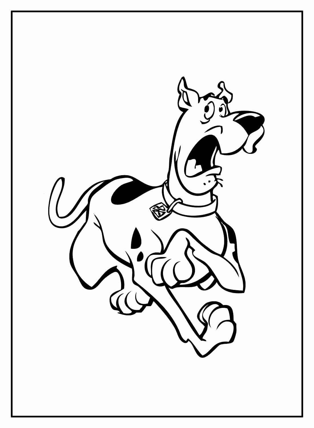 Desenho de Scooby-Doo para imprimir