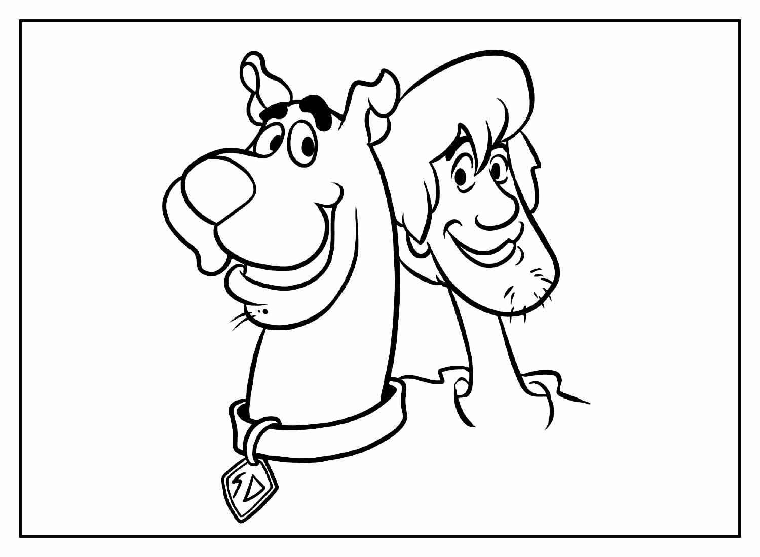 Desenho de Scooby-Doo para imprimir