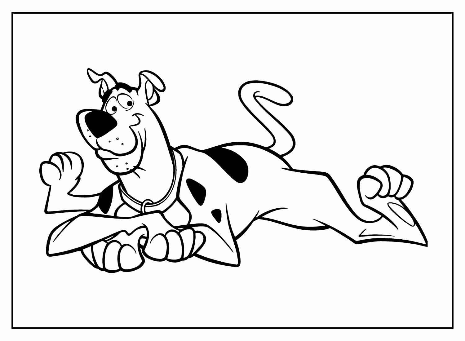 Desenho de Scooby-Doo para imprimir