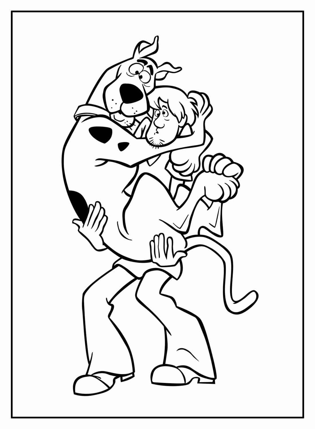 Desenho de Scooby-Doo para imprimir