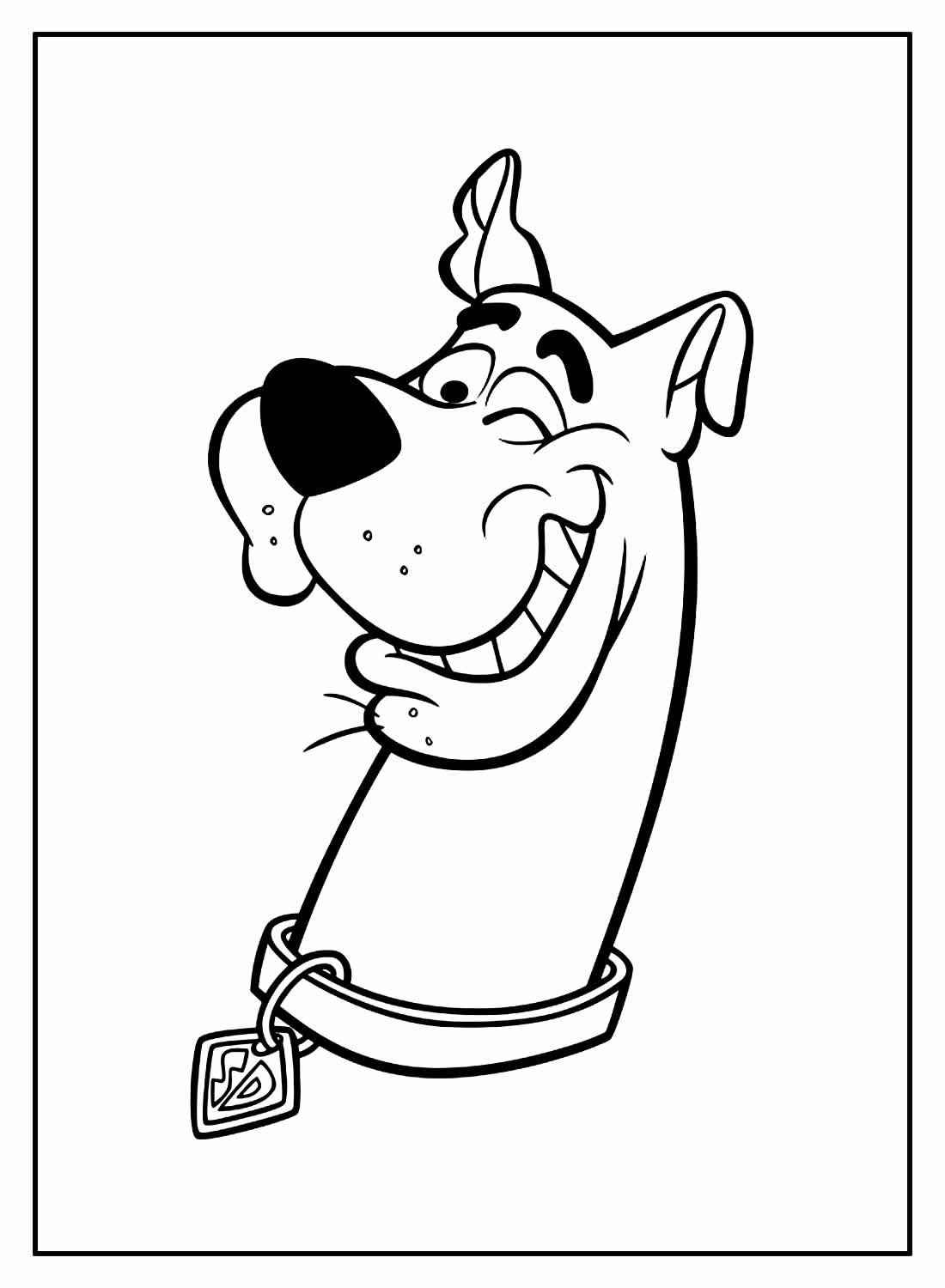 Desenho de Scooby-Doo para imprimir