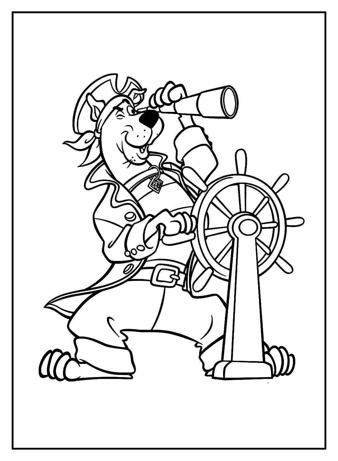 Desenho de Scooby-Doo para imprimir