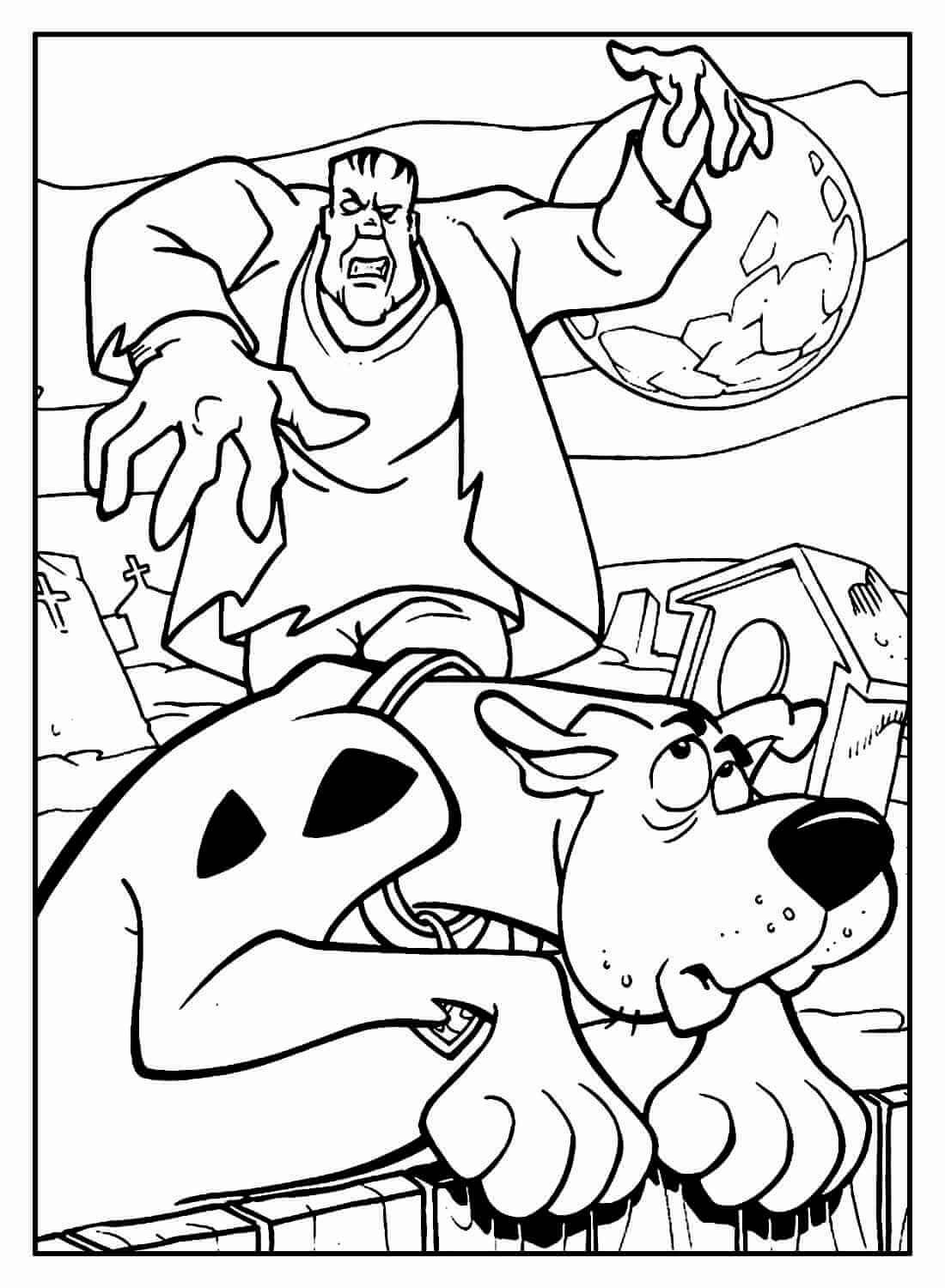 Desenho de Scooby-Doo para imprimir