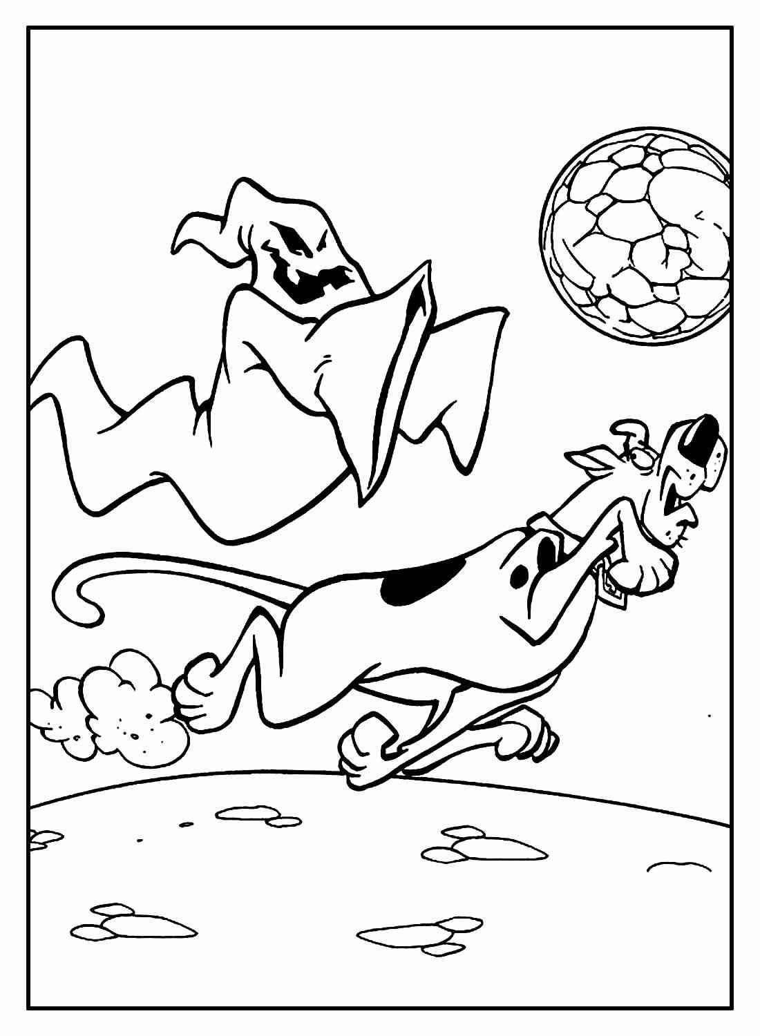Desenho de Scooby-Doo para imprimir