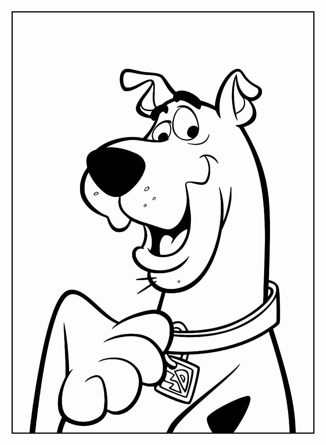 Desenho de Scooby-Doo para imprimir
