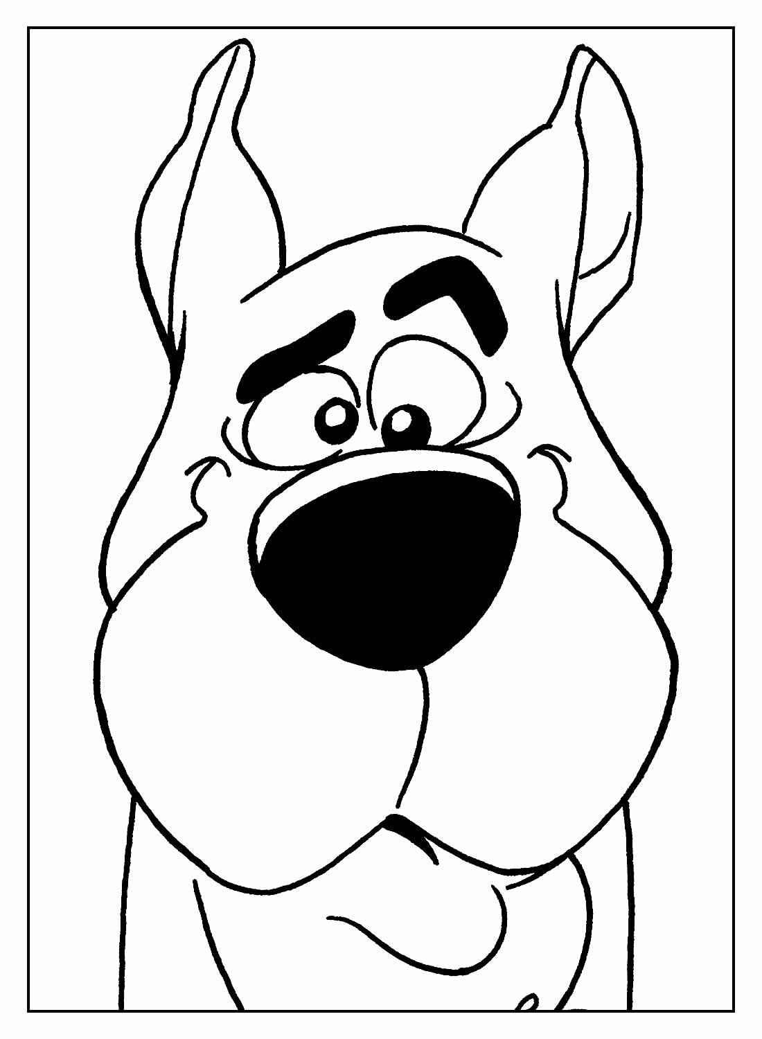 Desenho de Scooby-Doo para imprimir