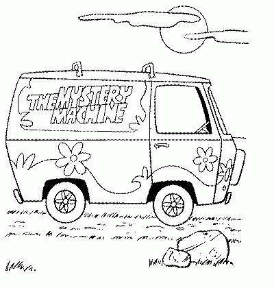 Desenho de Scooby-Doo para imprimir