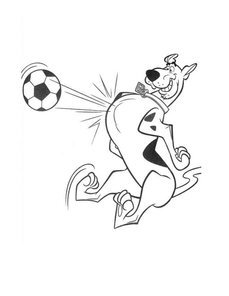 Desenho de Scooby-Doo para imprimir