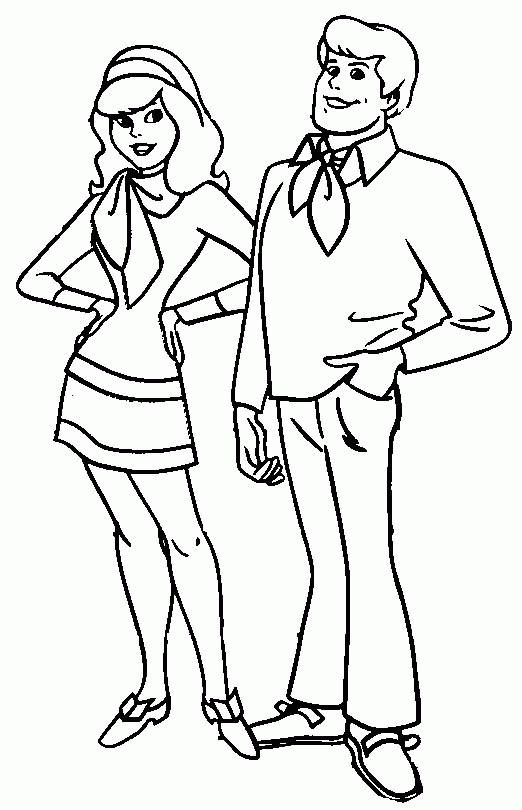 Desenho de Scooby-Doo para imprimir