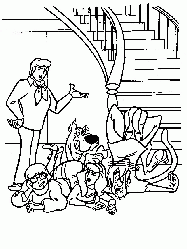 Desenho de Scooby-Doo para imprimir