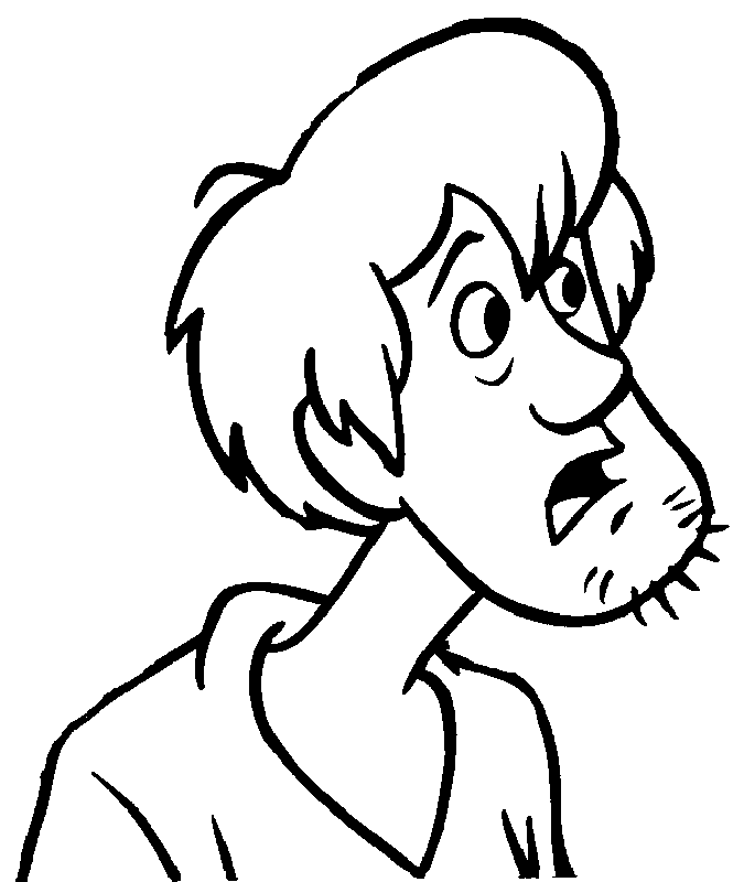 Desenho de Scooby-Doo para imprimir
