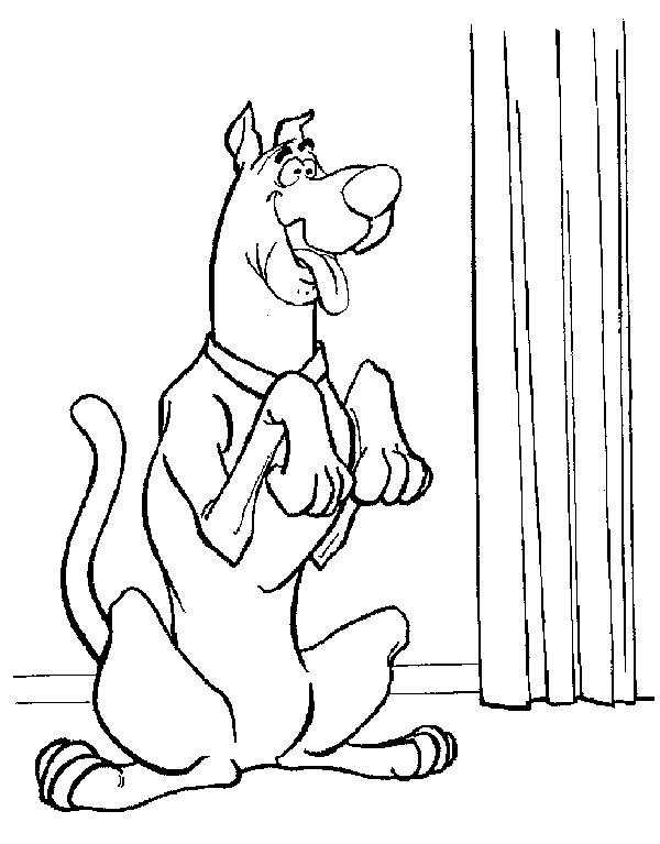 Desenho de Scooby-Doo para imprimir