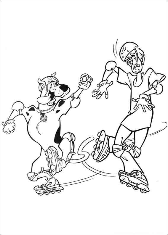 Desenho de Scooby-Doo para imprimir